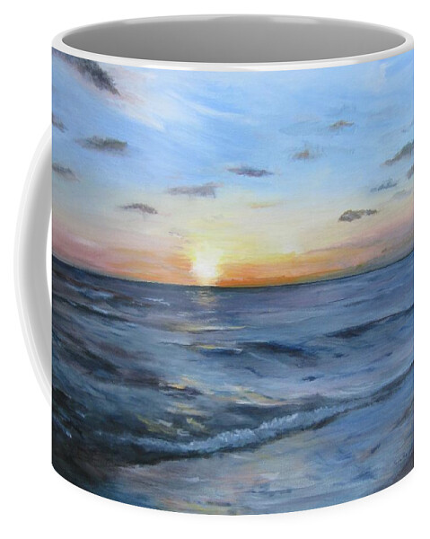 Painting Coffee Mug featuring the painting Sanibel Sunset by Paula Pagliughi
