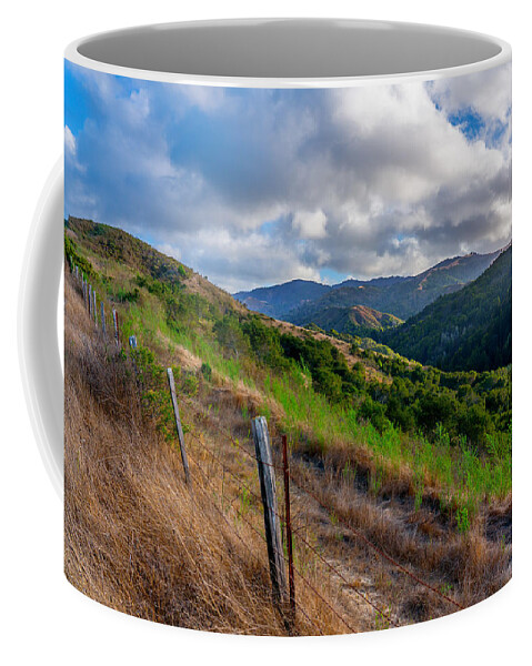 Santa Lucia Mountains Coffee Mug featuring the photograph Santa Lucia Mountains by Derek Dean
