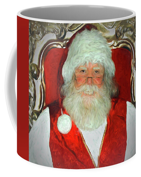 Santa Coffee Mug featuring the photograph Santa Smile by Art Cole