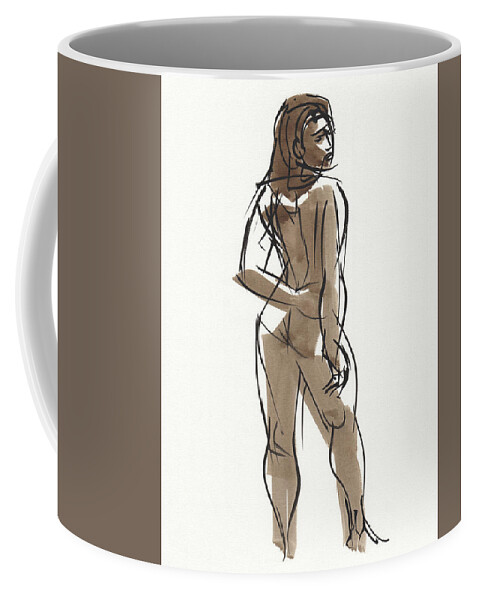 Woman Coffee Mug featuring the painting Sarah Lee by Judith Kunzle