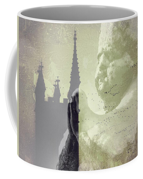 Church Coffee Mug featuring the photograph Save a Prayer by Dark Whimsy