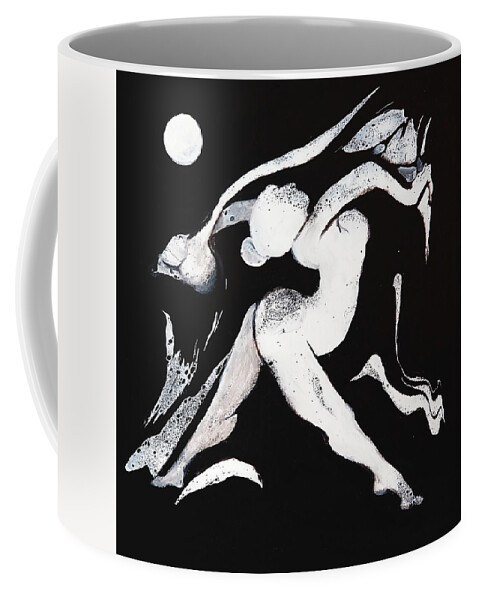 Dancer Coffee Mug featuring the painting Scarf Dancer by Sylvia Brallier