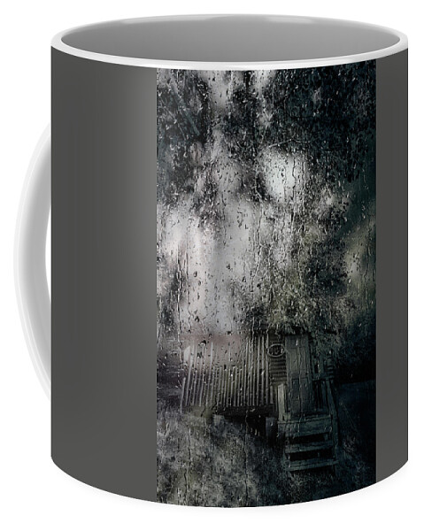  Coffee Mug featuring the photograph Scarred Porch. Warm Kitchen. by Cynthia Dickinson