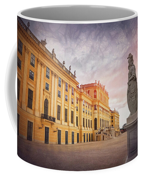 Vienna Coffee Mug featuring the photograph Schonbrunn Palace Vienna by Carol Japp