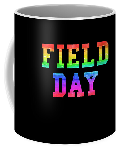 Cool Coffee Mug featuring the digital art School Field Day Rainbow Jersey by Flippin Sweet Gear