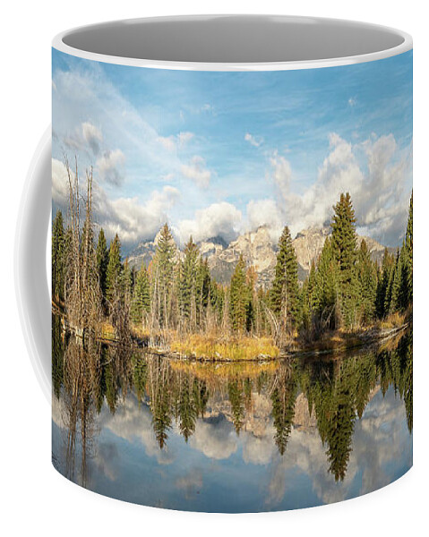 Grand Teton National Park Coffee Mug featuring the photograph Schwabacher's Landing II by Julie Barrick