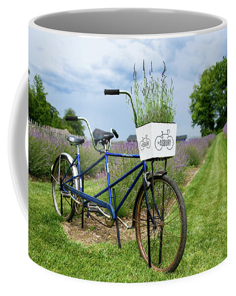 Schwinn Coffee Mug featuring the photograph Schwinn Bicycle Built For Two by Anthony Sacco