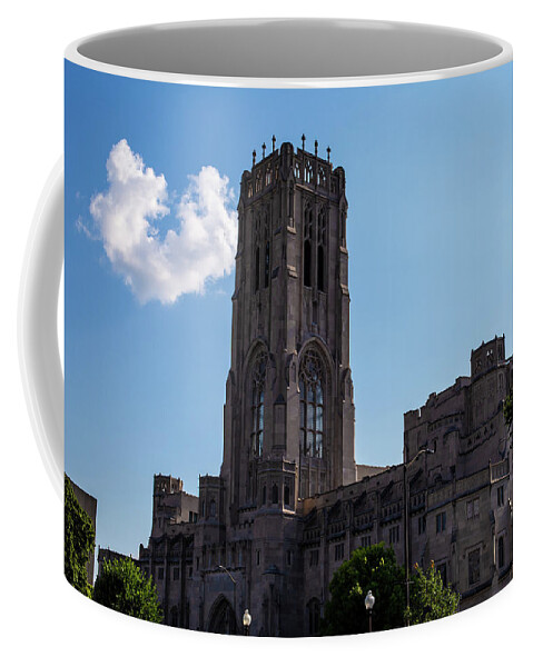 Indianpolis Coffee Mug featuring the photograph Scottish Rite Cathedral by Eldon McGraw