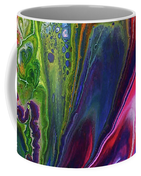 Colorful Coffee Mug featuring the painting Sea Bloom by Deborah Erlandson