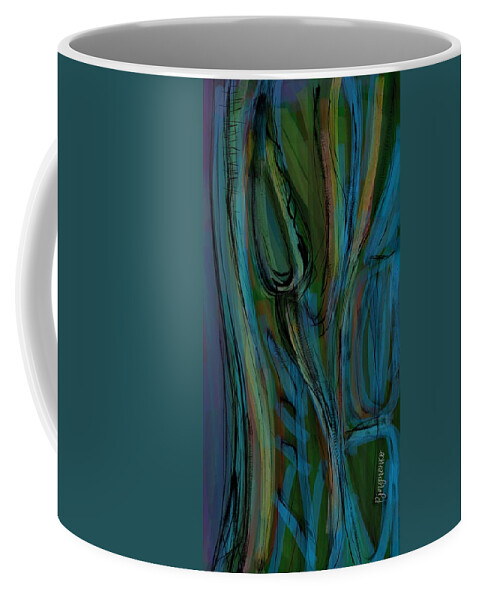 Sea Coffee Mug featuring the digital art Sea breeze by Ljev Rjadcenko