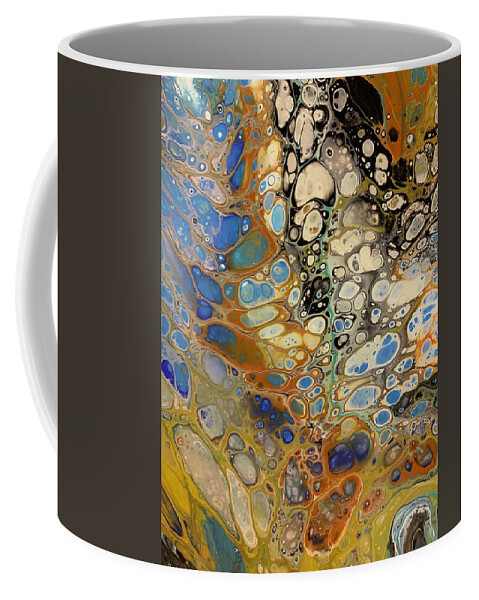Sea Coffee Mug featuring the painting Sea feathers by Nicole DiCicco