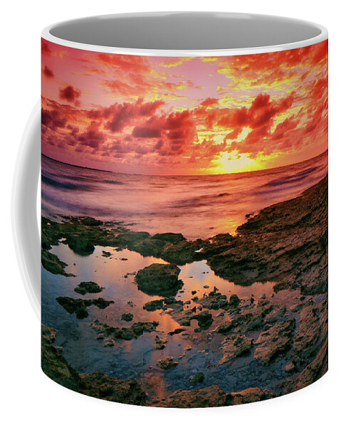 Water Coffee Mug featuring the photograph Sea Fire by Montez Kerr