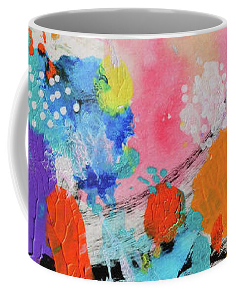 Hopeful Coffee Mug featuring the painting Sea Garden by Haleh Mahbod