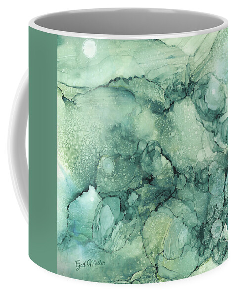 Ocean Coffee Mug featuring the painting Sea World 1 by Gail Marten