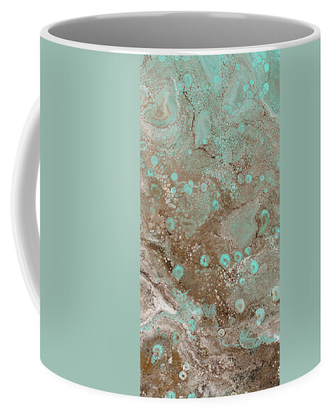 Ocean Coffee Mug featuring the painting Seaglass II by Tamara Nelson