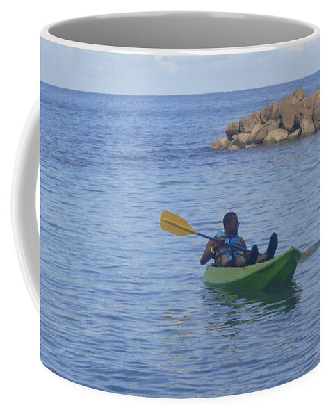 Alone On A Cruise Coffee Mug featuring the photograph Seajade by Trevor A Smith