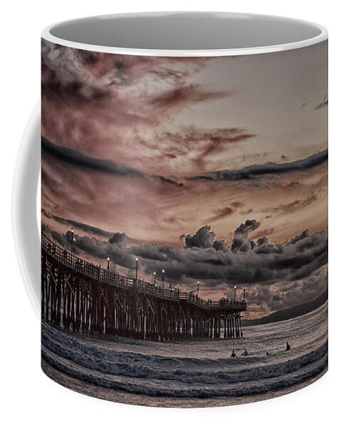 Seal Beach Coffee Mug featuring the photograph Seal Beach Closeout by Tom Kelly