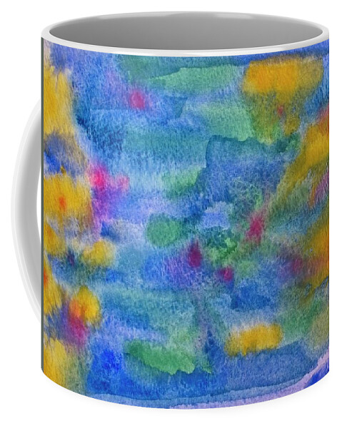 Search Coffee Mug featuring the painting Searching For Hope by Karen Nice-Webb