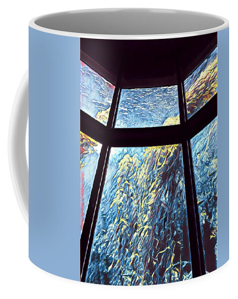 Underwater Coffee Mug featuring the photograph Seaweed in the Sea by Juliette Becker