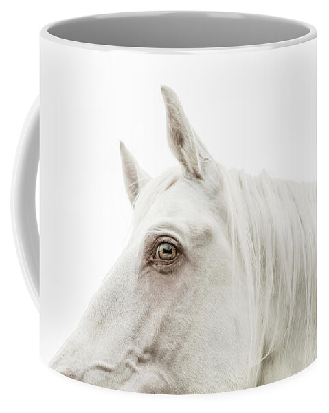 Photographs Coffee Mug featuring the photograph Seeking - Horse Art by Lisa Saint