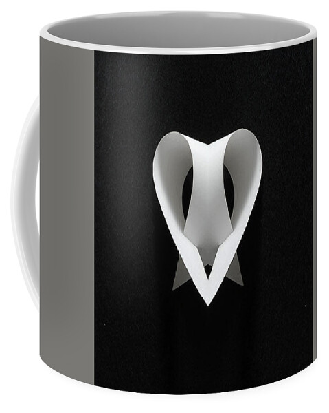  Coffee Mug featuring the sculpture Self Love by Rein Nomm