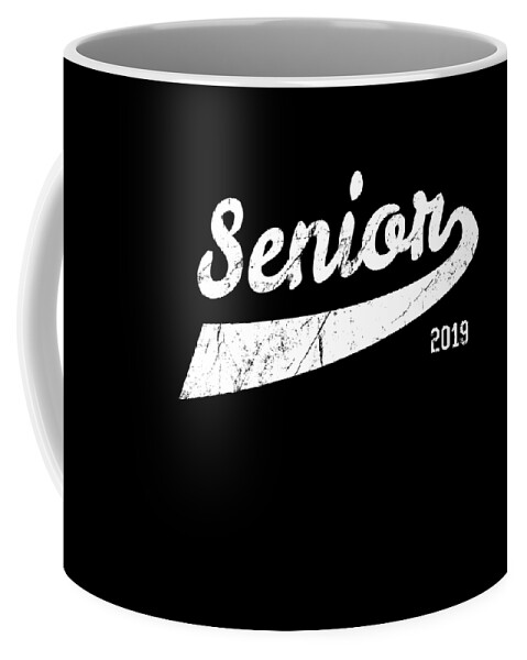 Funny Coffee Mug featuring the digital art Senior Class of 2019 by Flippin Sweet Gear