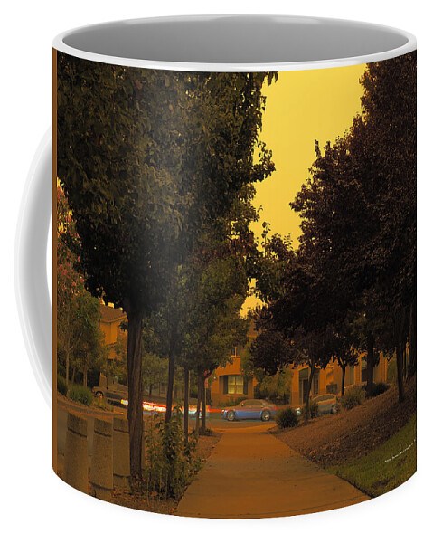 Landscape Coffee Mug featuring the photograph Sepia Smoke by Richard Thomas