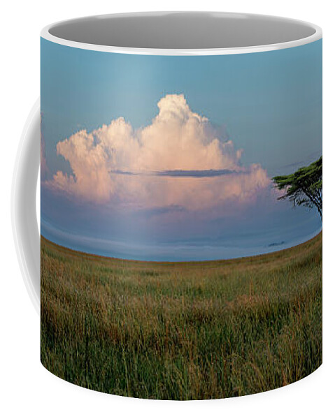 Africa Coffee Mug featuring the photograph Serengeti Sunrise by Sandra Bronstein