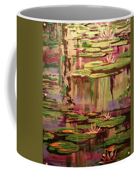 Water Coffee Mug featuring the painting Serenity by Marilyn Quigley