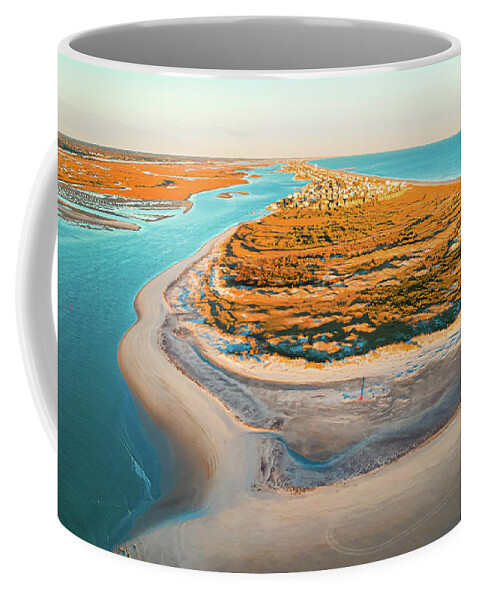 Serenity Point Coffee Mug featuring the photograph Serenity Point at Christmas by Sand Catcher