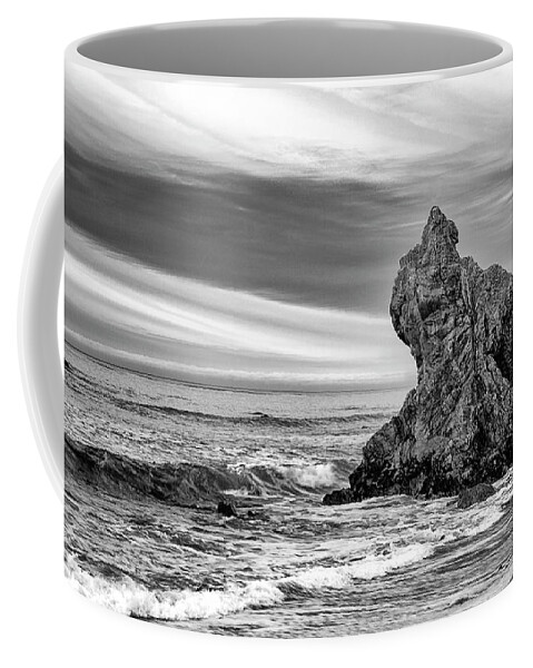 El Matador Beach State Park Coffee Mug featuring the photograph Serenity Rock by Karen Cox