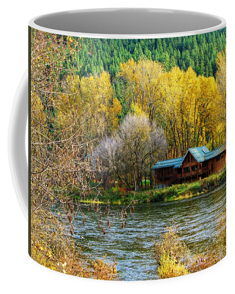 Cabin Coffee Mug featuring the photograph Serenity by Segura Shaw Photography