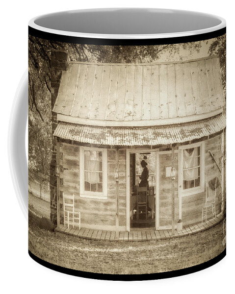 Settler Silhouette Coffee Mug featuring the photograph Settler Silhouette by Imagery by Charly