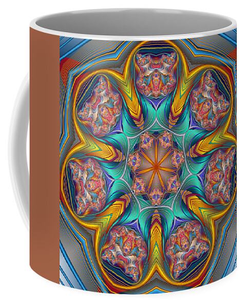 Fractal Coffee Mug featuring the digital art Seven by Blair Gibb