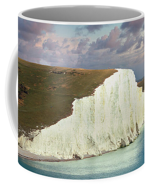 Nag000385b Coffee Mug featuring the photograph Seven Sisters Coast by Edmund Nagele FRPS