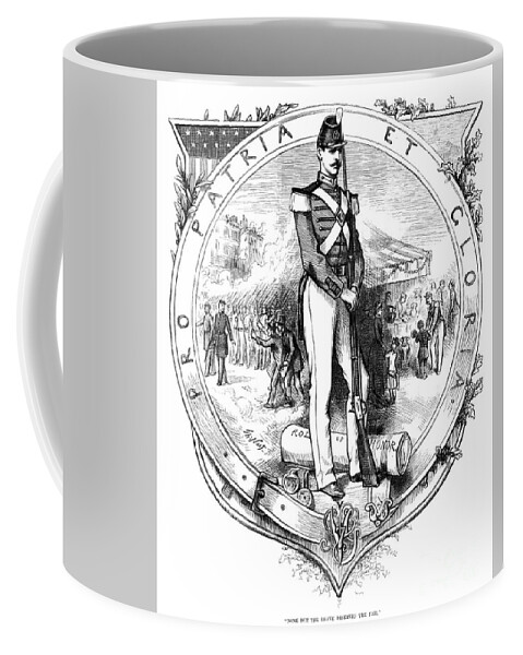 1879 Coffee Mug featuring the photograph Seventh Regiment, 1879 by Thomas Nast