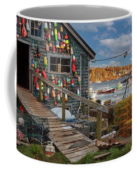 Maine Coffee Mug featuring the photograph Shack in Bar Harbor by Jon Glaser