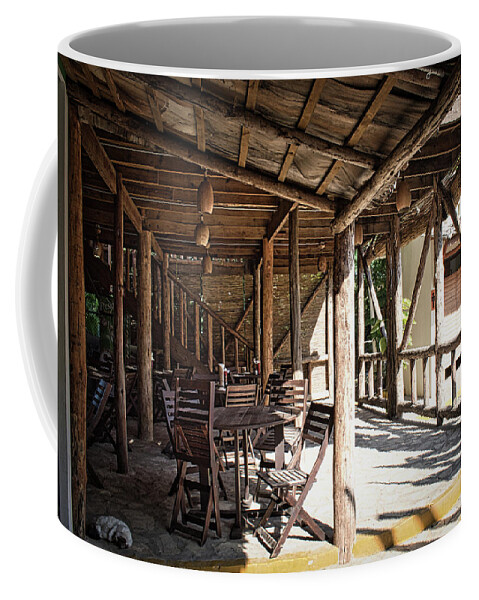 Wood Coffee Mug featuring the photograph Shade in the Jungle by Portia Olaughlin