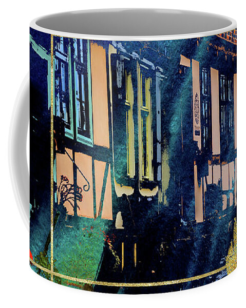 Photography Coffee Mug featuring the digital art Shapes of Windows And Shadows by RC Studio