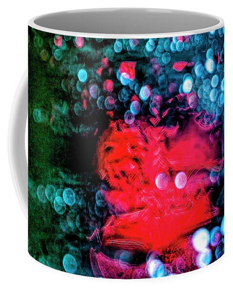 Abstract Coffee Mug featuring the photograph Shattered Heart by Cheri Freeman