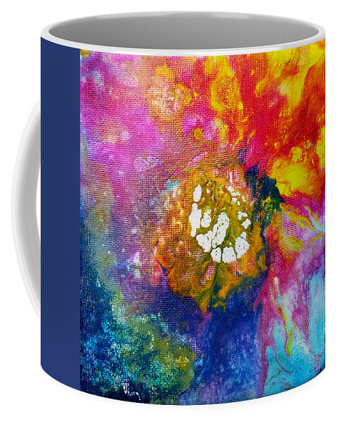 Abstract Coffee Mug featuring the painting Shell-Shocked by Christine Bolden