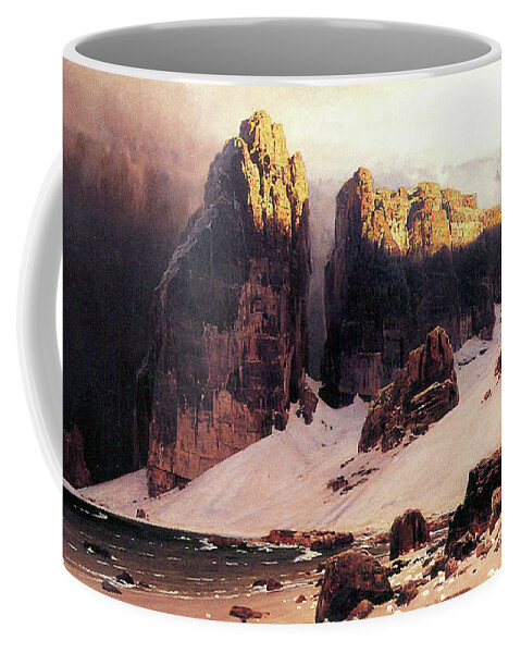 Shores Coffee Mug featuring the painting Shores of Oblivion by Eugen Bracht