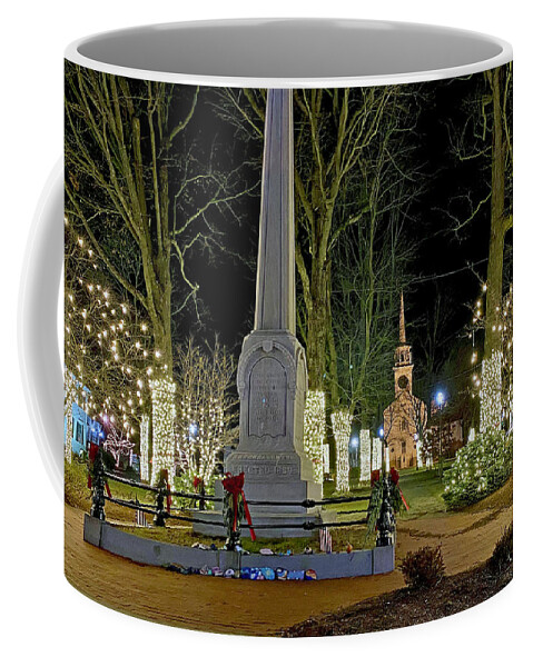 Shrewsbury Coffee Mug featuring the photograph Shrewsbury Town Common by Monika Salvan
