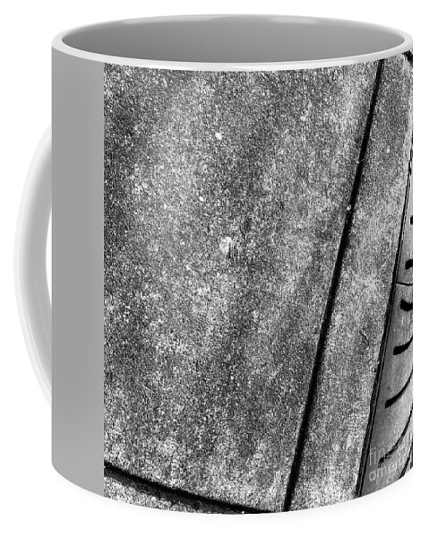 Abstract Coffee Mug featuring the photograph Sidewalk in the Dead Zone by Chriss Pagani