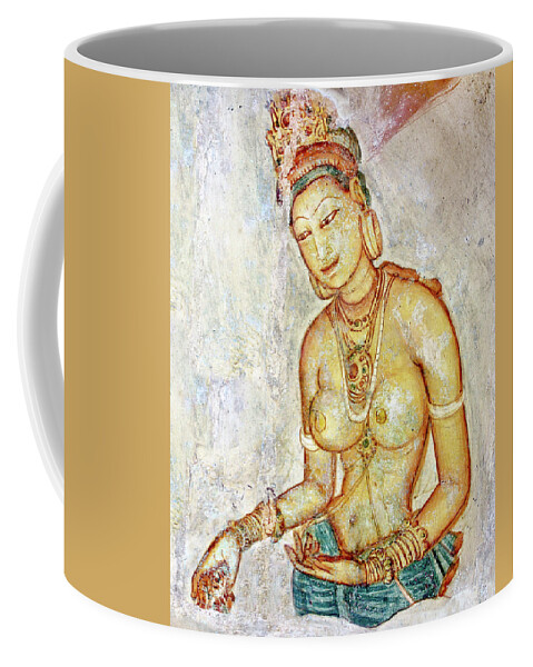 Sigiriya Damsel Coffee Mug featuring the photograph Sigiriya Damsel 02 by Weston Westmoreland