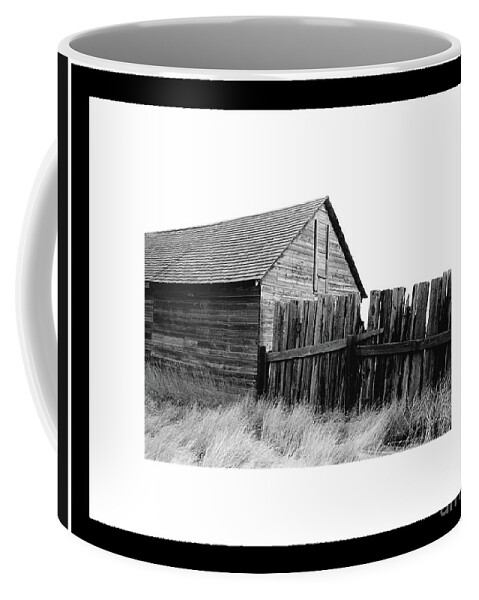 Black & White Coffee Mug featuring the photograph Silence in the Shadows by Michael Swanson
