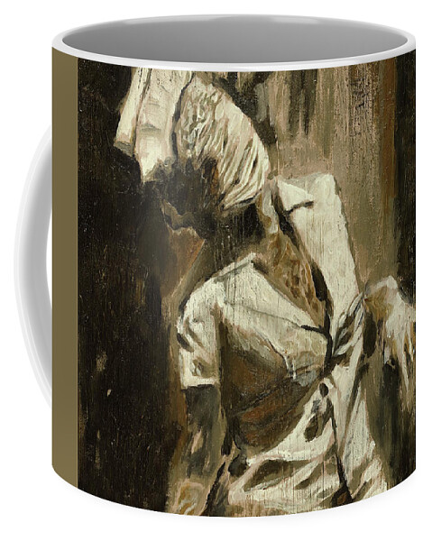 Silent Hill Coffee Mug featuring the painting Silent Hill by Sv Bell