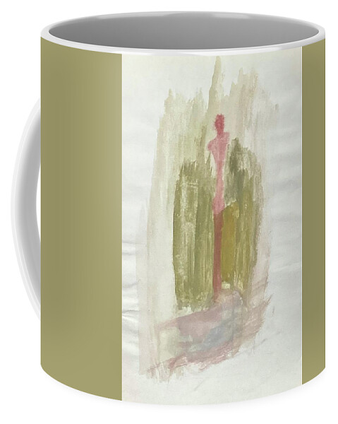 Silhouettes Coffee Mug featuring the painting Silhouettes VI by David Euler