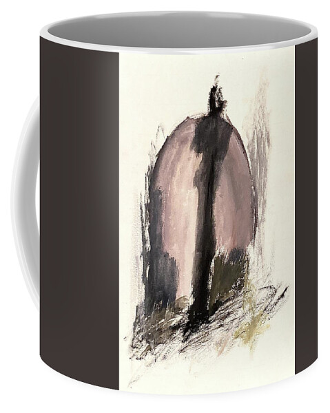 Silhouette Coffee Mug featuring the painting Silhouettes VII by David Euler