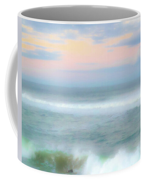 Silky Coffee Mug featuring the photograph Silky Effect Over Atlantic Ocean by Lorraine Palumbo